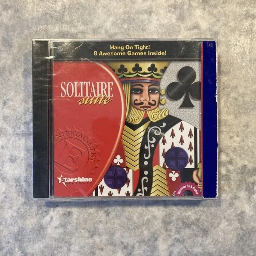 Twin-Pak Starshine Software Championship BRIDGE SOLITAIRE Suite CD-ROM ~ SEALED!